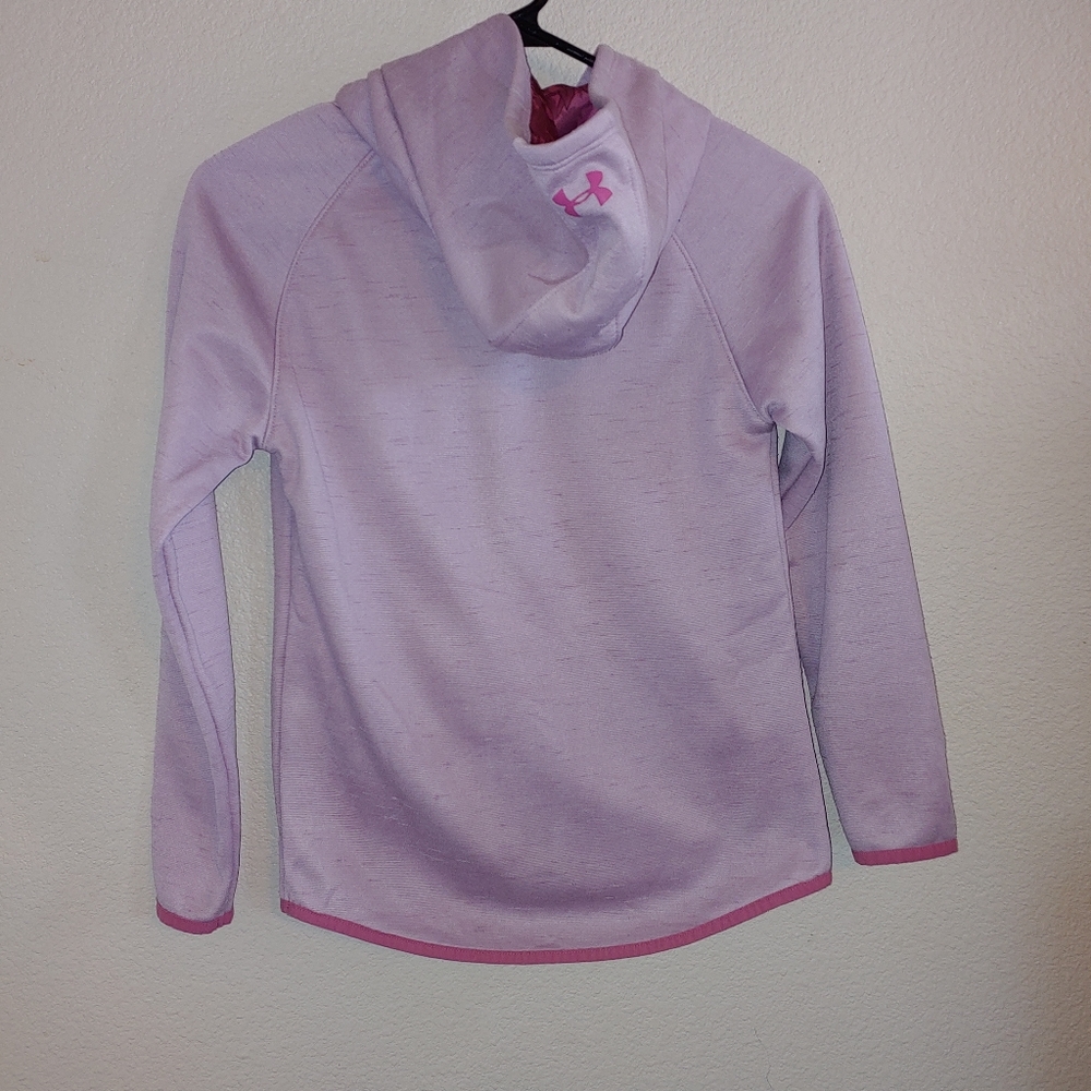 Youth medium girls under Armour pullover hoodie - Picture 2 of 8
